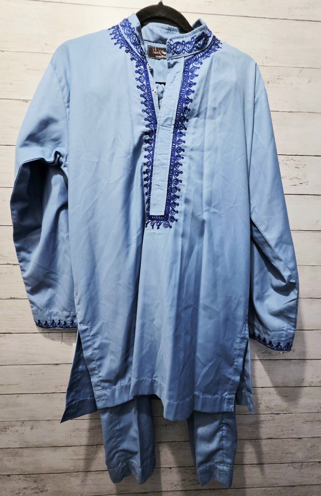 Moroccan Men 3 Pieces Thobe Jabador Djellaba Jubba Long dress