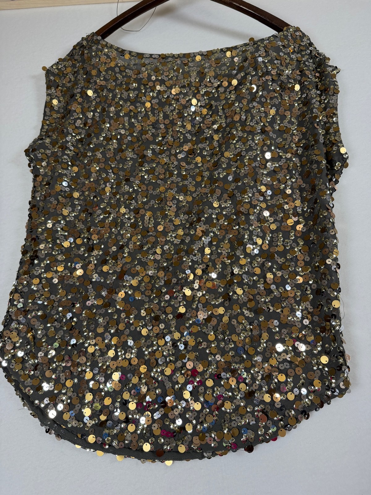 Rudi Sequin Sleeveless Round Neck Top Women’s XS