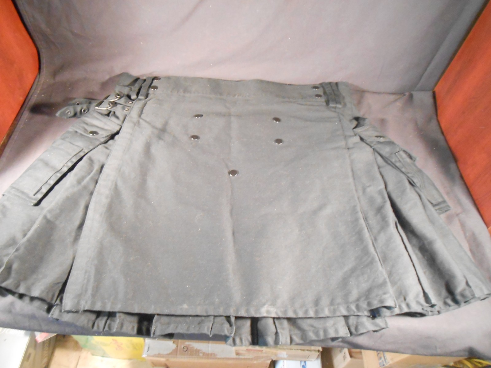 Big mans UT Kilt Sporran Tartan outfit with belt, socks, tie and more. Size 43