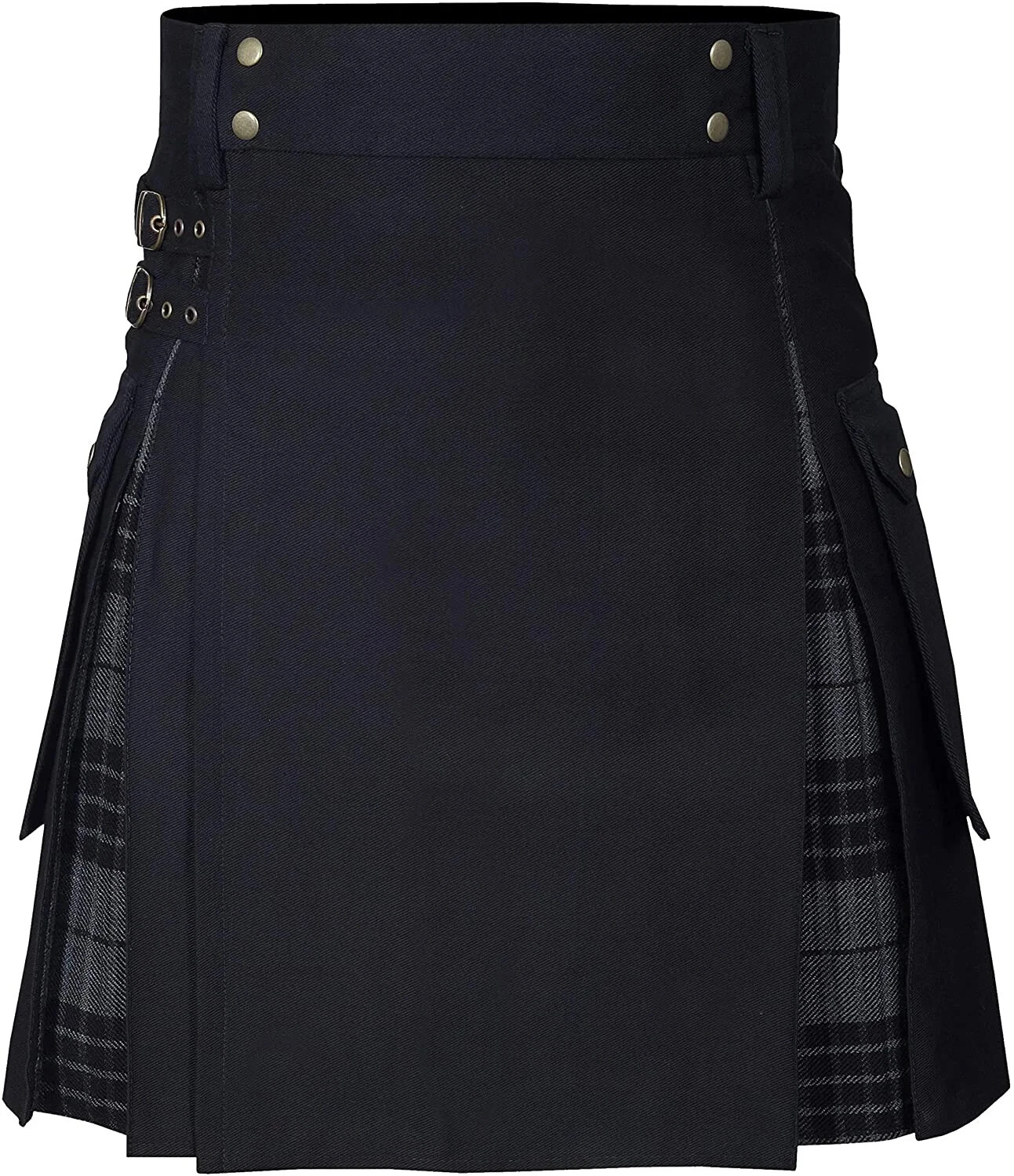Kilts Men’s Utility Kilt for Men Modern Hybrid Cotton & Tartan Kilts Scottish
