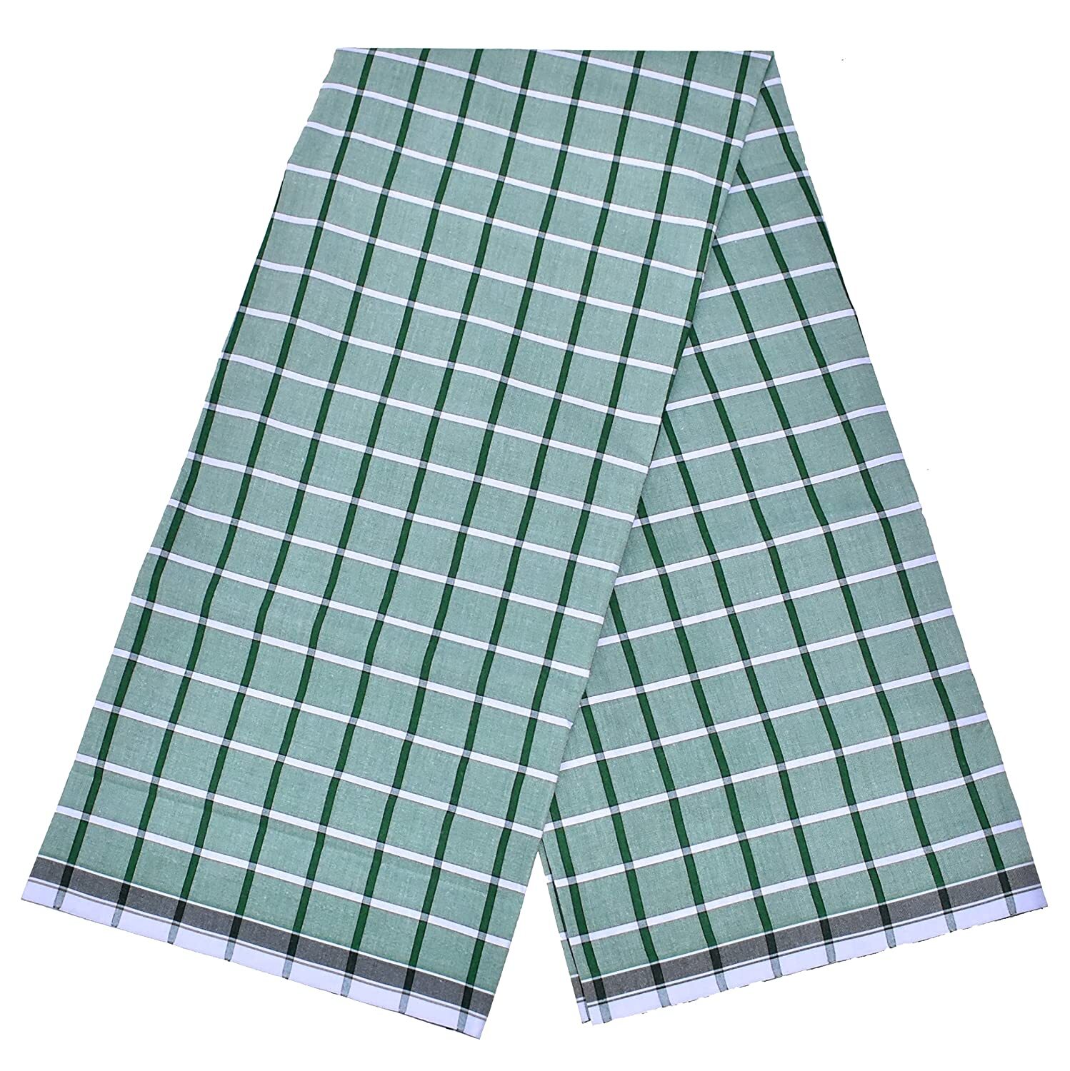 Men’s Cotton Lungi Stitched Dhoti Length 2.10mtr Pack of 2 US