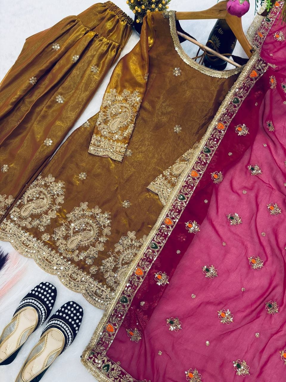 Pakistani Salwar Kameez Ready to Wear Farsi Suit Punjabi Wedding Party Bollywood