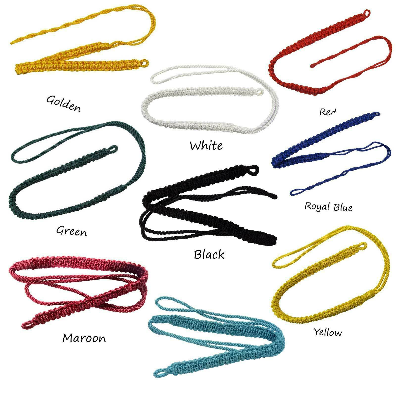 British Royal Army lanyard /WWI WWII Various Color Silk Shoulder Cord Ceremonial