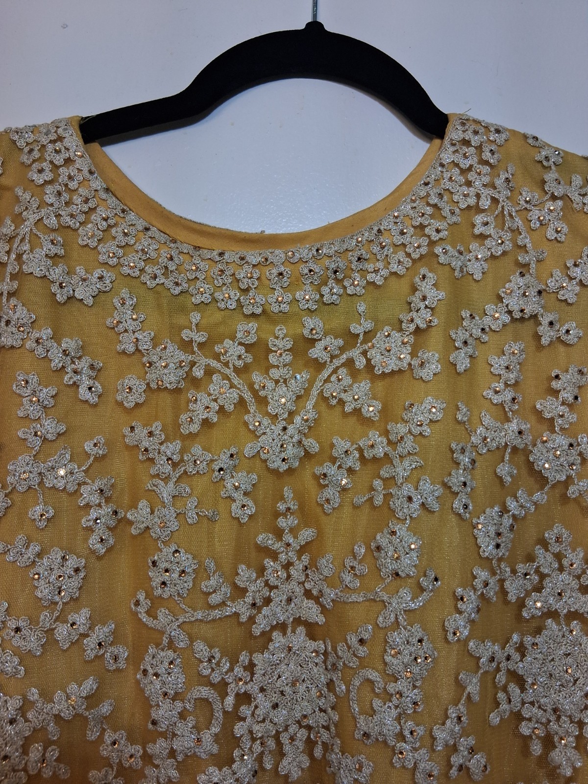 Aashirwad Creation PREMIUM SHARARA GOLD PARTY DRESS SALWAR KAMEEZ DESIGN YELLOW