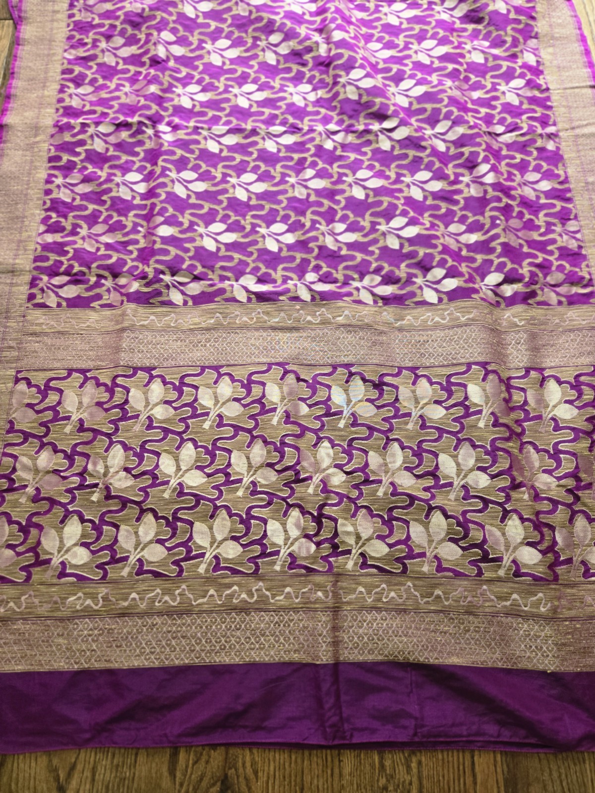 Handloom Cotton Silk Embroidered Saree (B5)