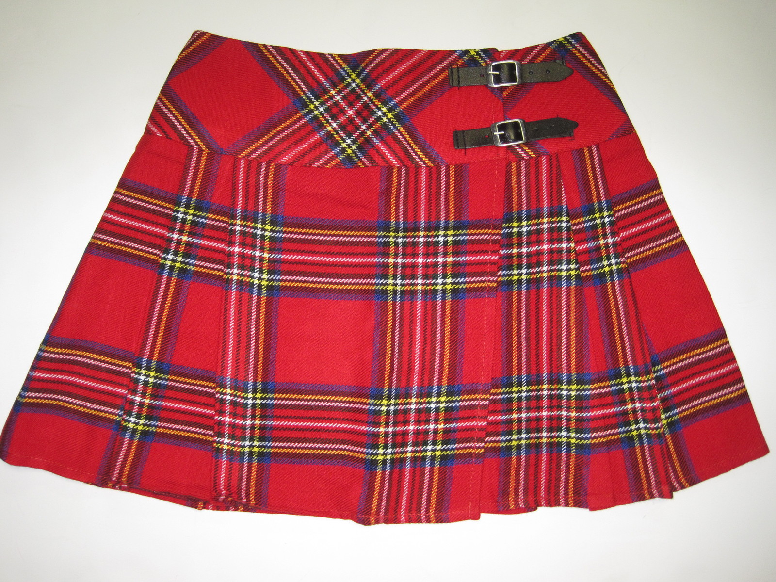 Royal Stewart Tartan Scottish Billie Skirt Ladies Waist Sizes 26 – 40