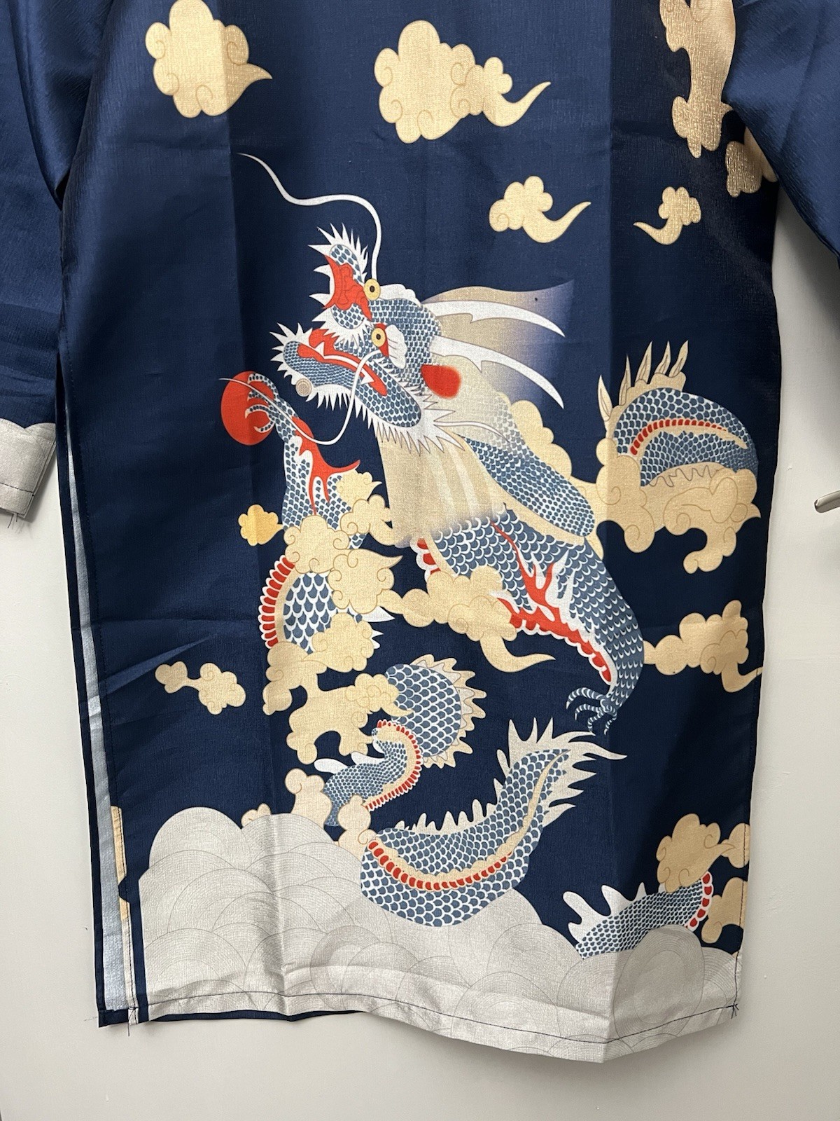 Vietnamese Blue Ao Dai Boys Size 14