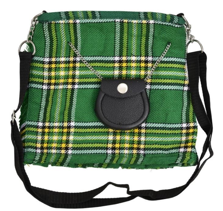 Scottish Tartan Crossbody Purse Sholder Hand Kilt Shape Ladies Purse Sponge Bag