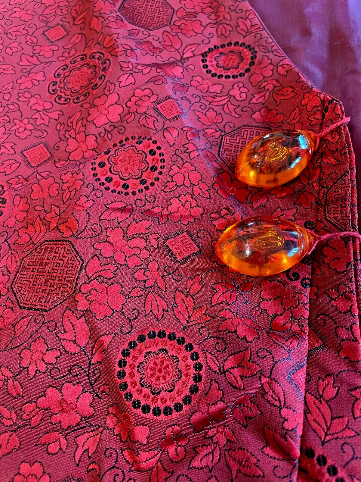 Brocade Satin Short Jacket