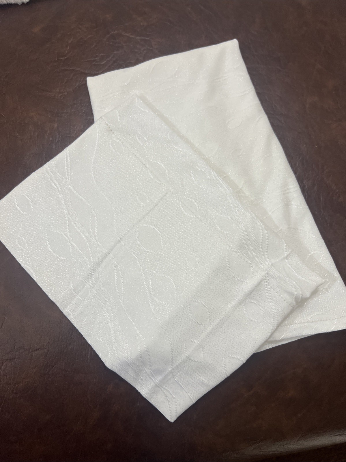 2 Piece Al Amira Jersey Hijab White Lycra New Shimmer
