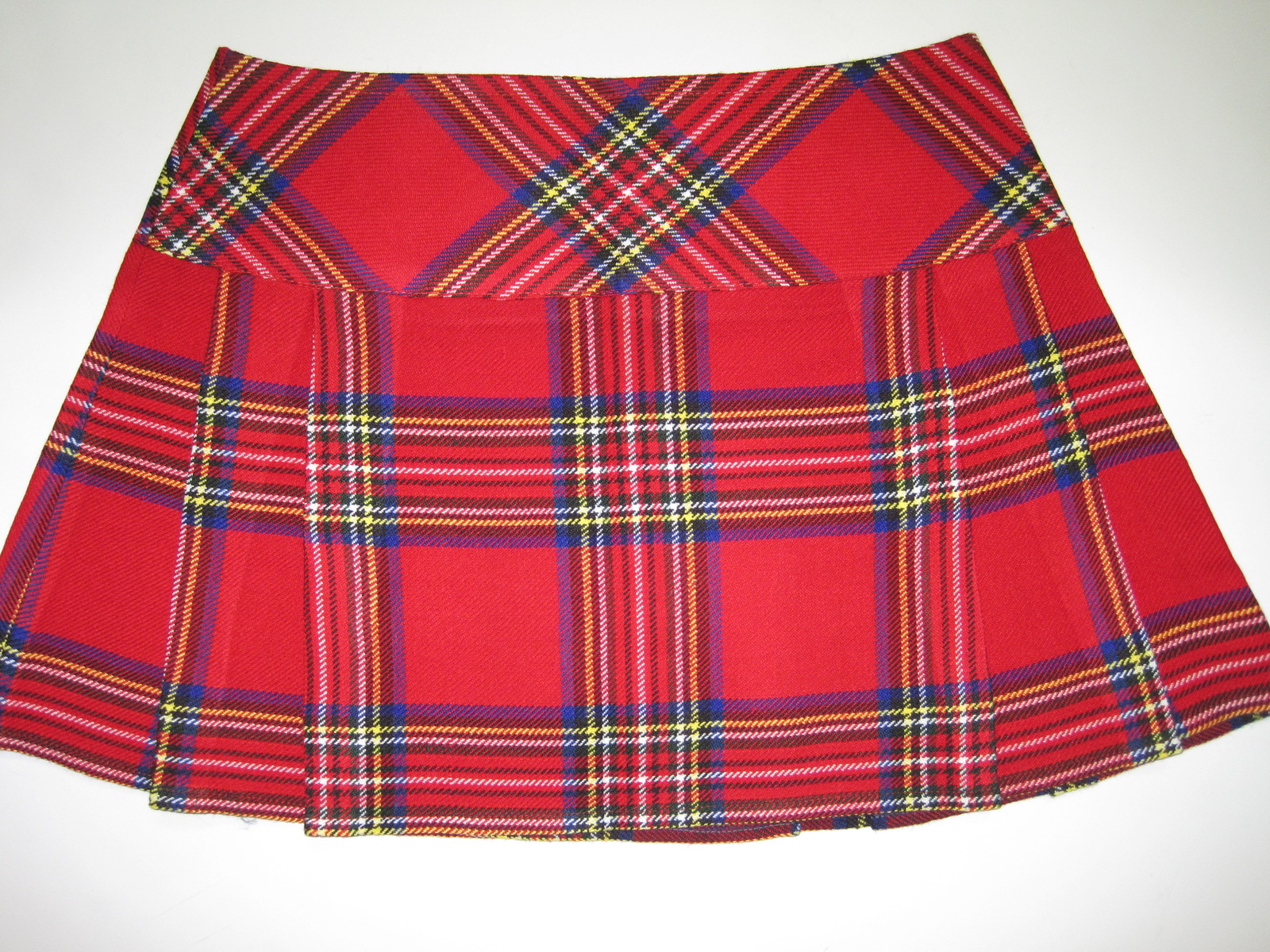 Royal Stewart Tartan Scottish Billie MINI Skirt Ladies Waist Sizes 26 – 40