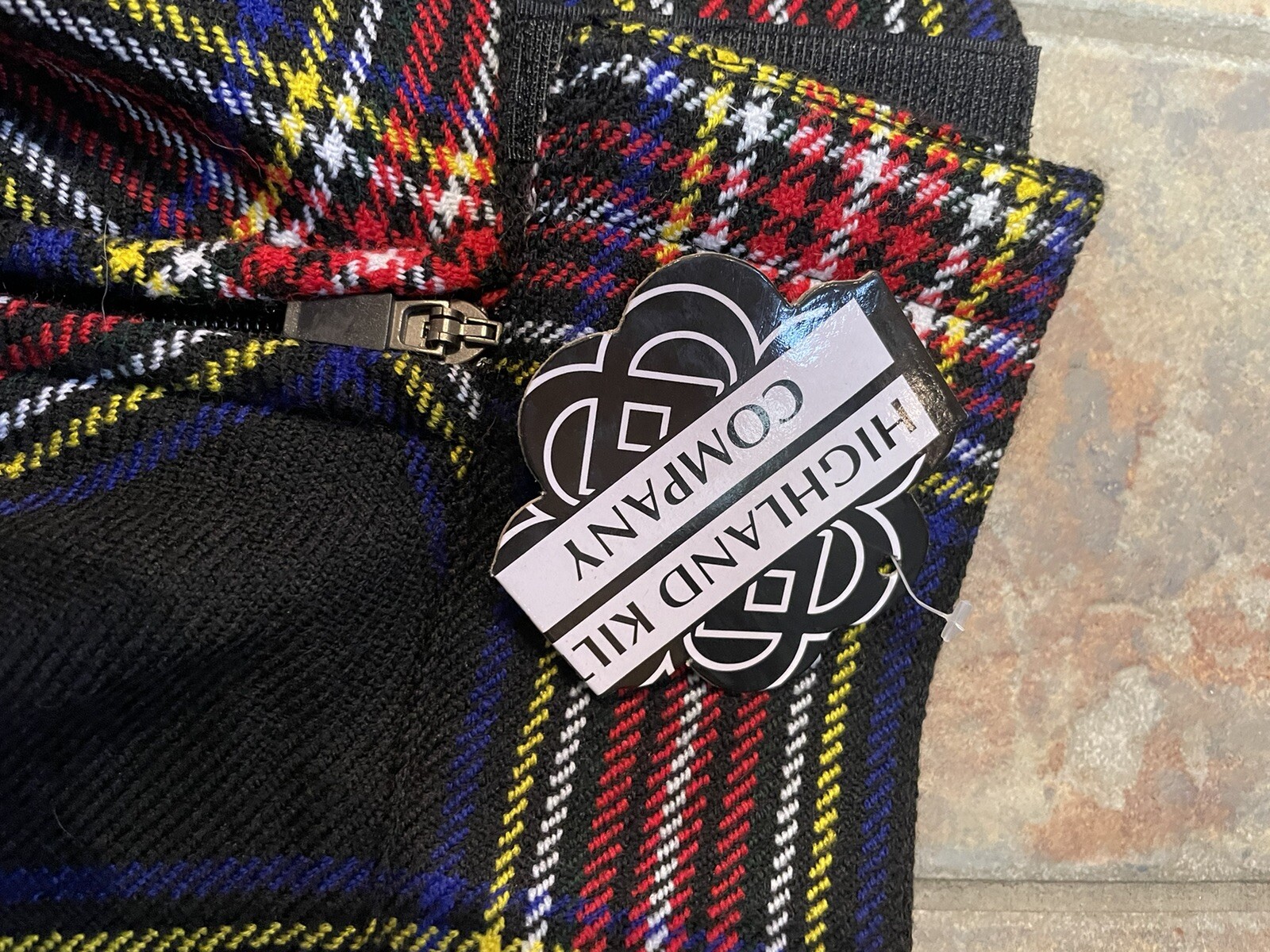 Highland Kilt Company Women’s Pixie Size 42 NWT Stewart Black