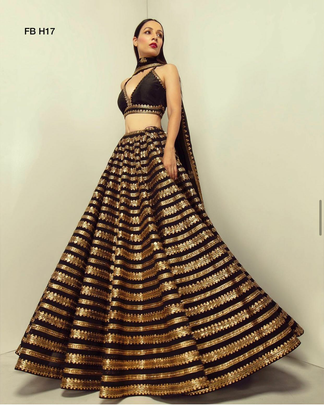 Unique Black Color Kasturi Silk Lehenga Choli And Fancy Dupatta For Wedding