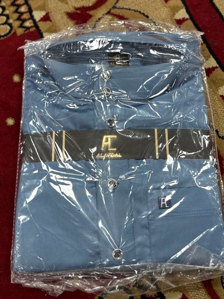 ALAFDAL الدفه التوحيد ALBARON Men’s Thobe XL Assorted Colors Gray Maroon
