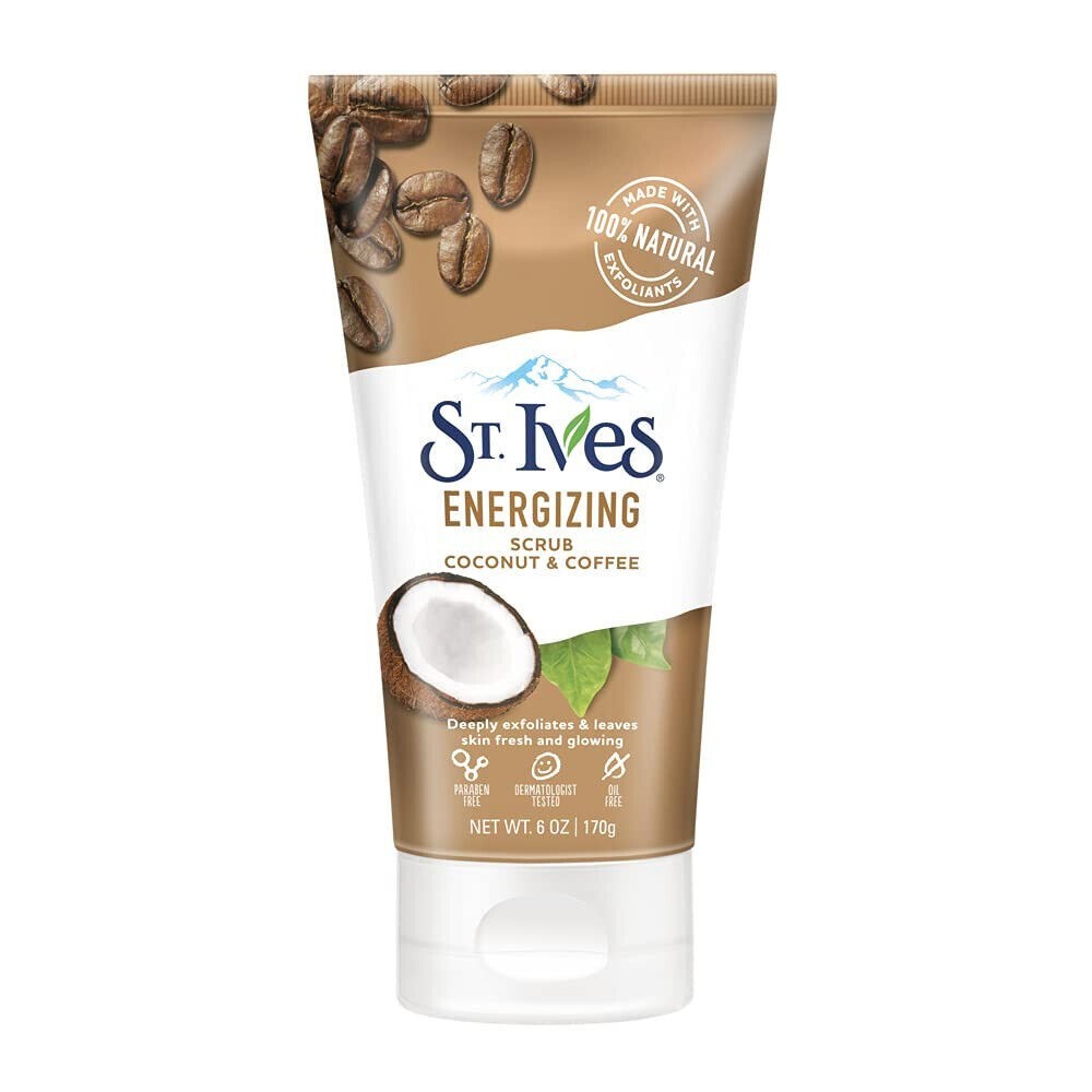 @ St. Ives Energizing Coconut & Coffee Scrub For Unisex 170 g b457 n439