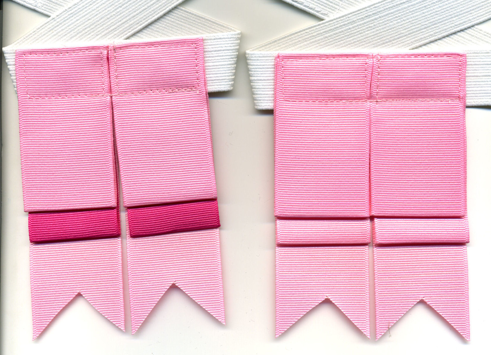 Scottish Double Loop Kilt Hose Flashes / Garters – Breast Cancer Donation