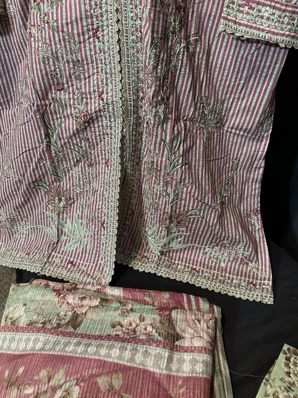 ‼️ CLEARANCE ‼️ Bin Saeed Emb Lawn /Cotton Suit 3 Pc. . Medium Size Only – $29