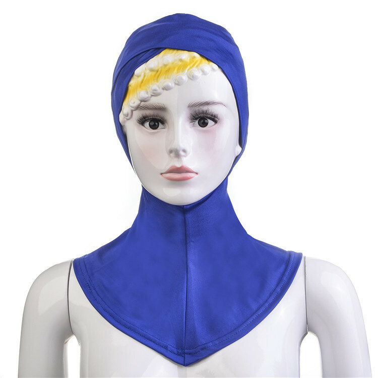 Women One Piece Niqab Muslim Neck Cover Turban Instant Headscarf Shawl Wrap Arab