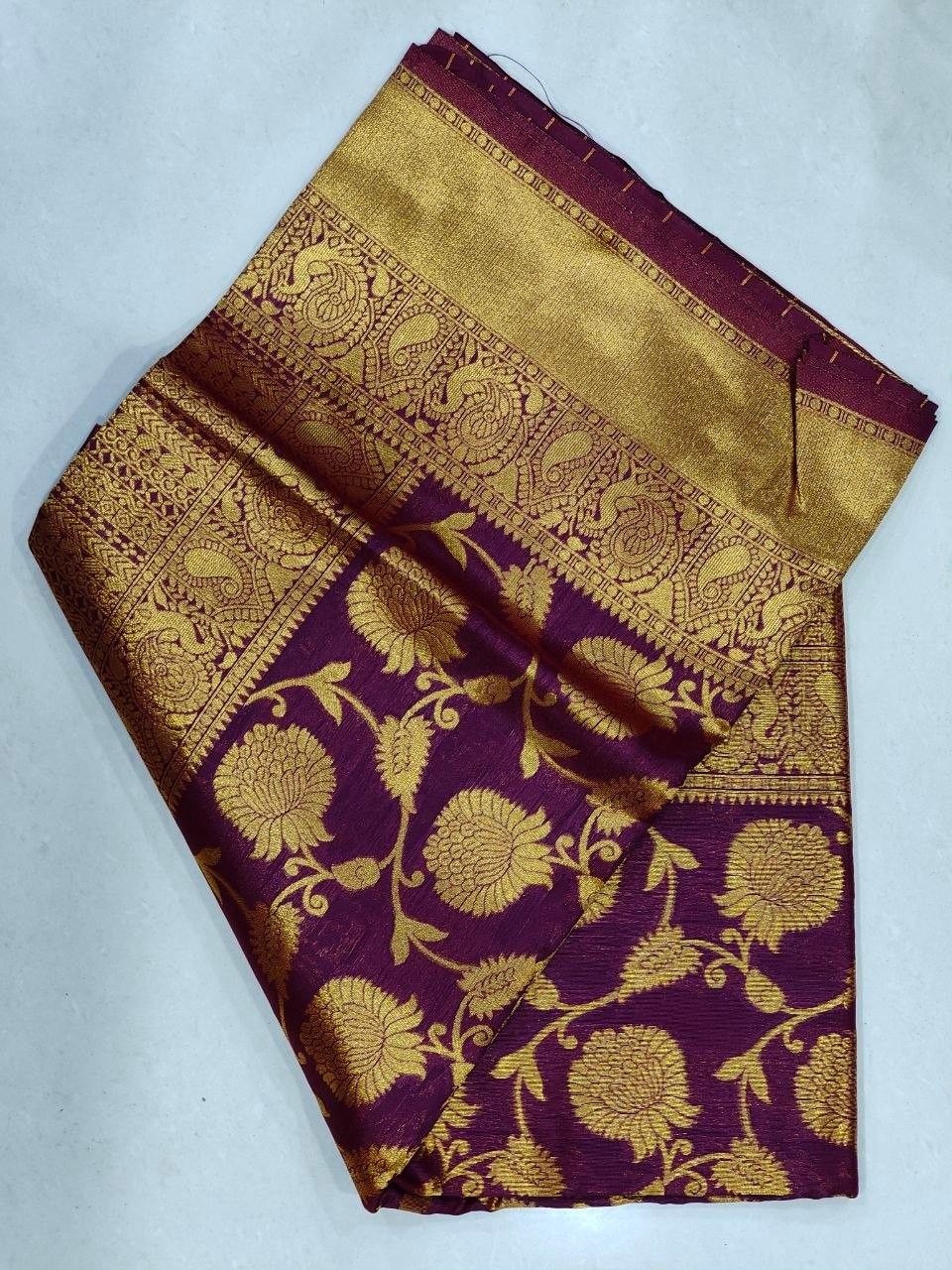 Women Banarasi Soft Silk Saree Heavy Zari Wedding Party Wear With Blouse Piece