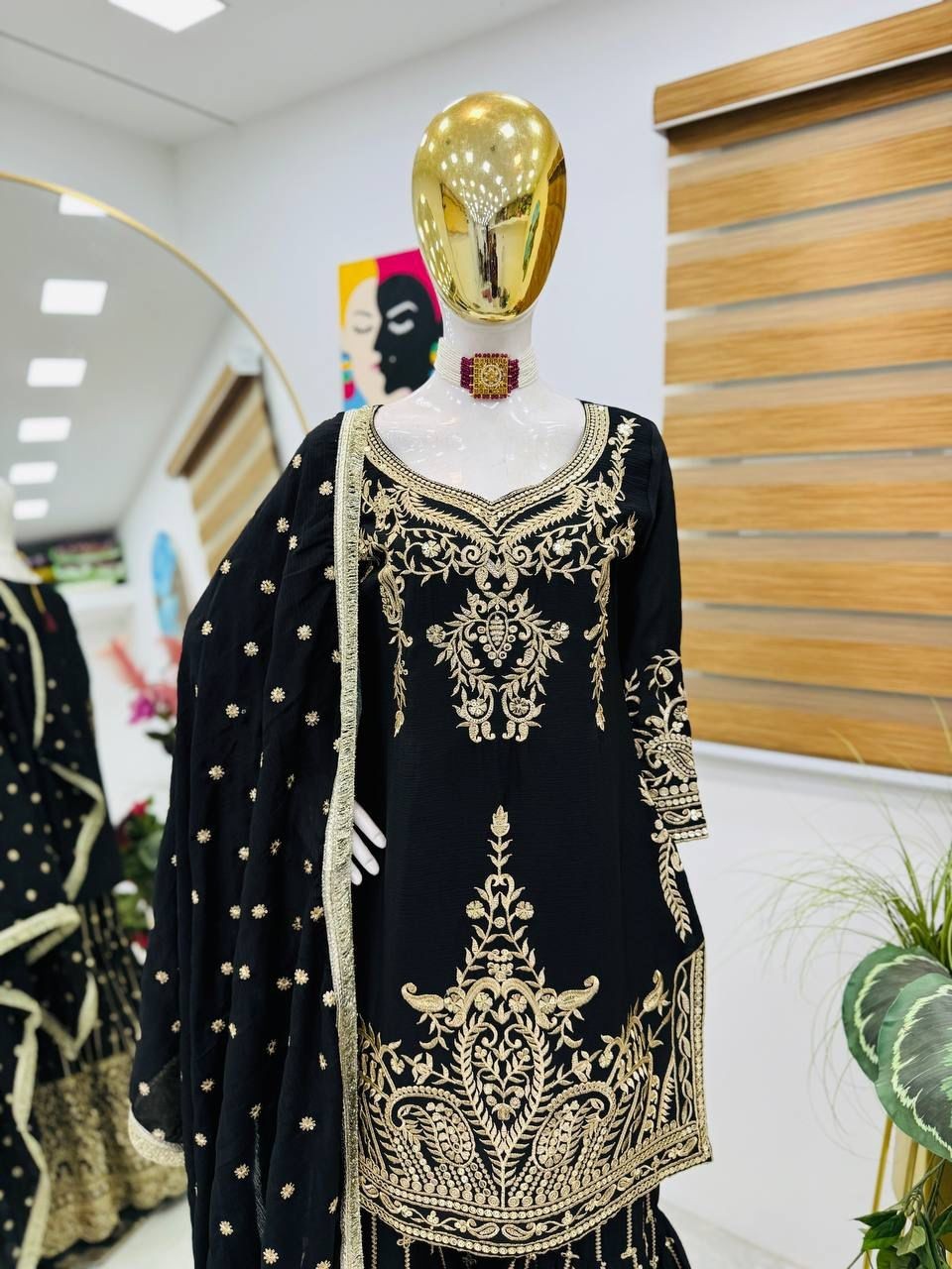 SALWAR KAMEEZ PAKISTANI INDIAN WEDDING PARTY WEAR DRESS BOLLYWOOD SUIT SHARARA