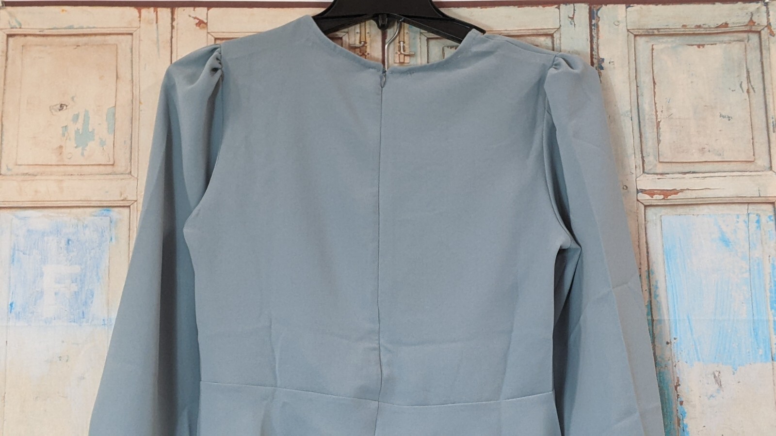 Shrup Womens Size Small Blue Modern Islamic Pleated Skirt Suit Dress 2 Piece