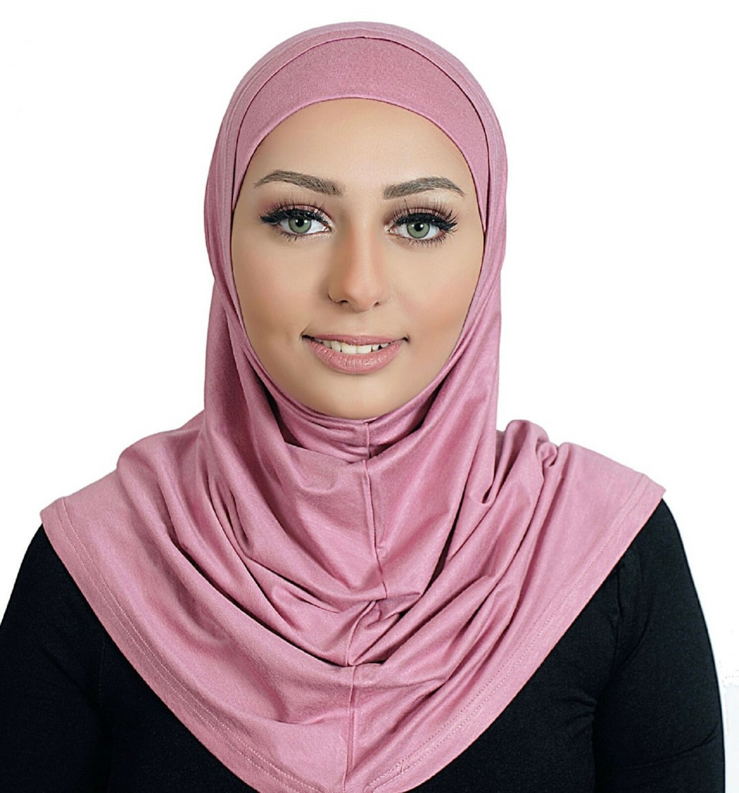 Muslim Women * Pure Cotton* 2 Piece Al Amira Hijab (USA Seller) 15 colors