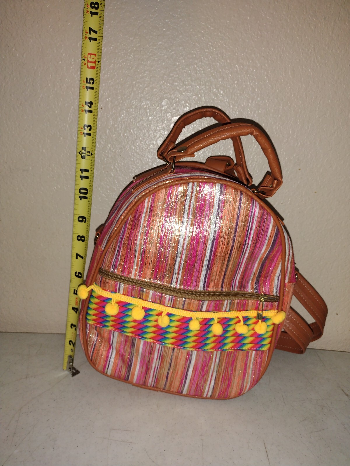 MEXICAN VINYL BACKPACK MULTICOLOR