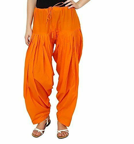 Indian Women’s Ethnic Ready Made Salwar Regular Fit Cotton Heram Pants