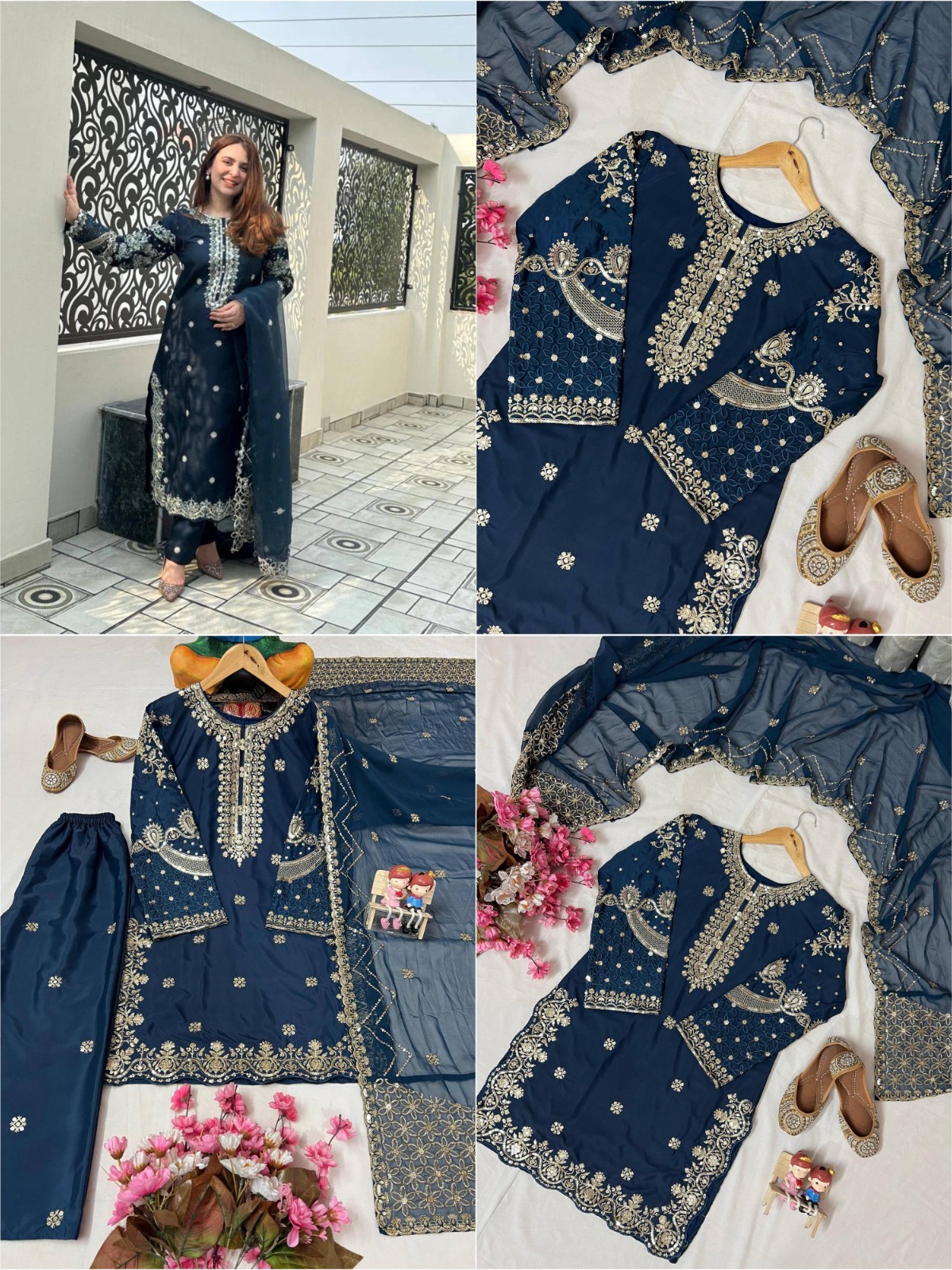 Pakistani Kurti Salwar Kameez Ready made 3 Piece Suits Bollywood Wedding Party
