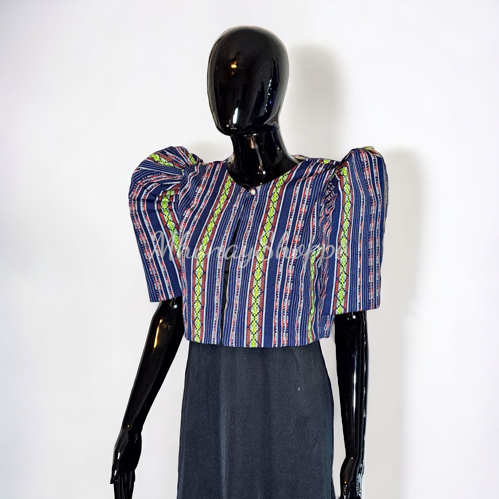 Handmade Filipino Ethnic Woven Bolero Jacket – Traditional Philippines Design