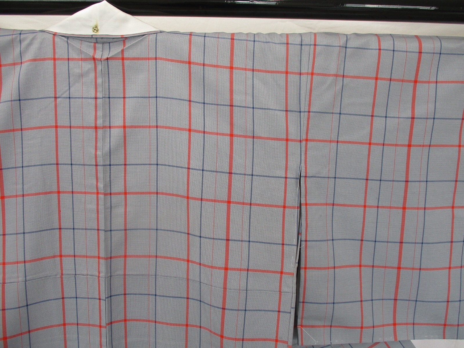 Japanese Vintage Kimono polyester gray expensive tradition Height 60.62in