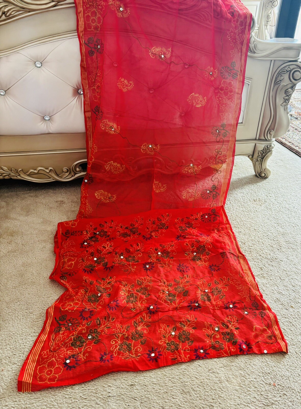 Kids Bangladeshi beautiful preowned Saree