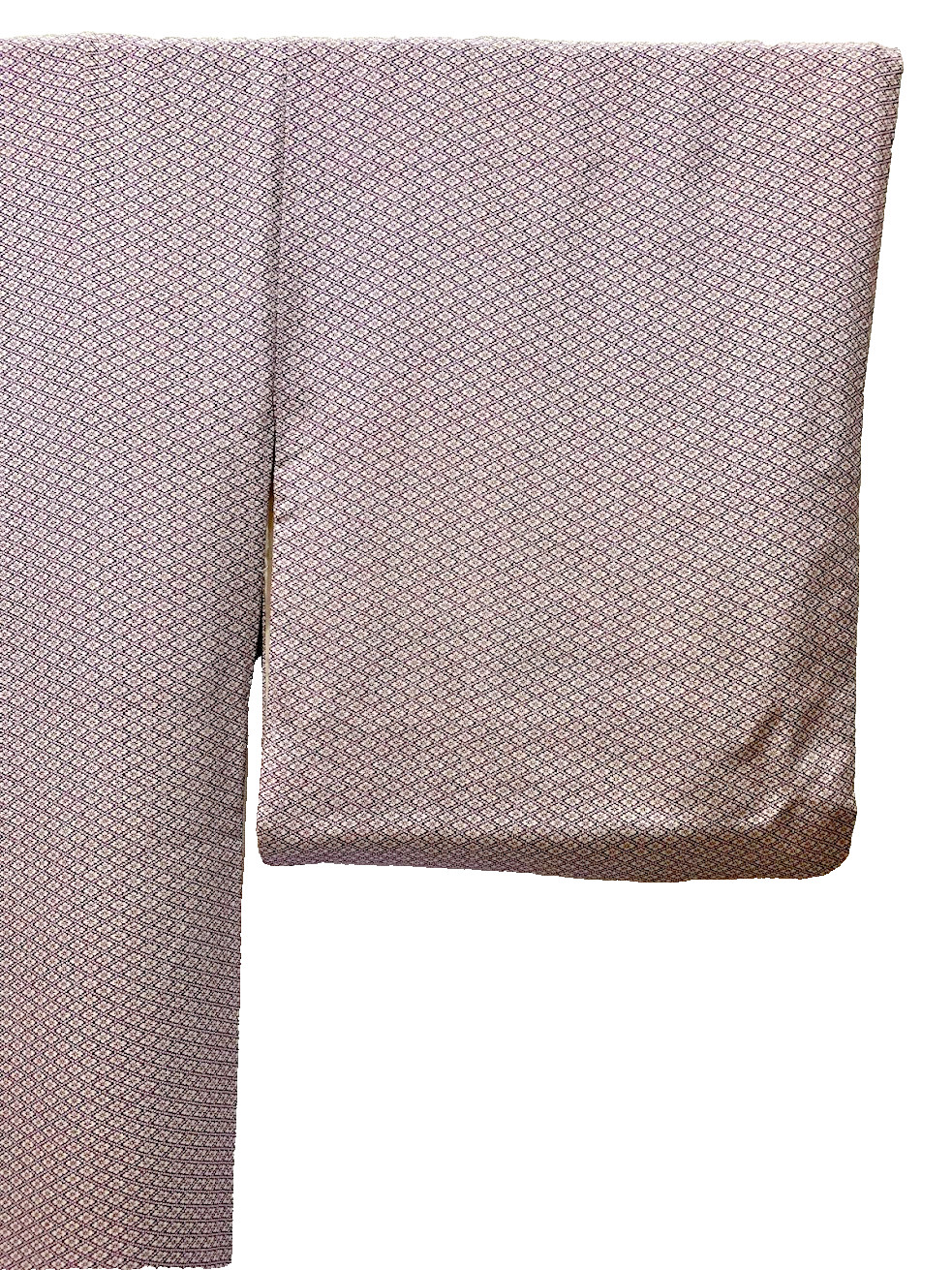 Vintage Komon Kimono Japan Silk Chirimen Edo Komon Katazome Royal Purple Yuki64
