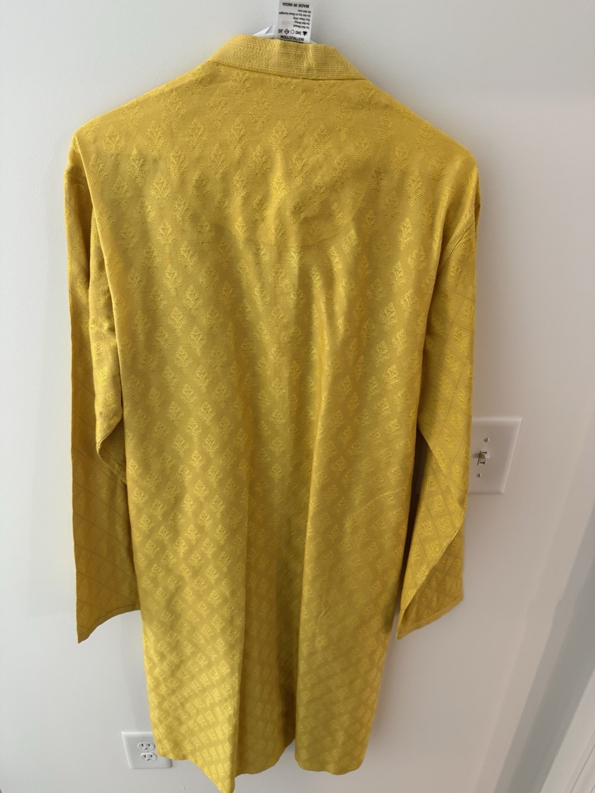 Men’s Yellow Kurta for Haldi Ceremony XL