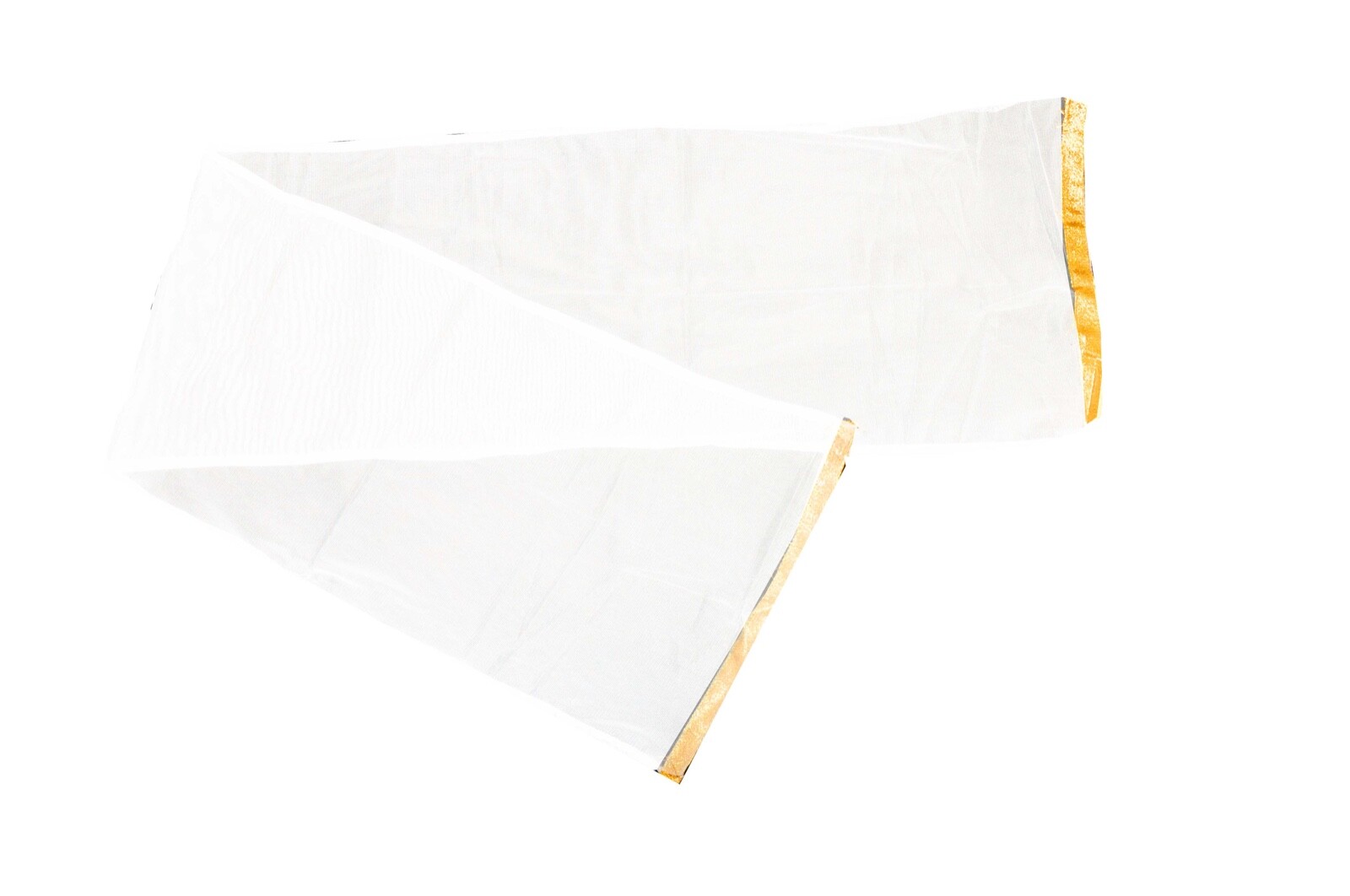 Girls’ Designer Salwar Kameez 3 Piece set White and Gold Size 24 (4-5 years)