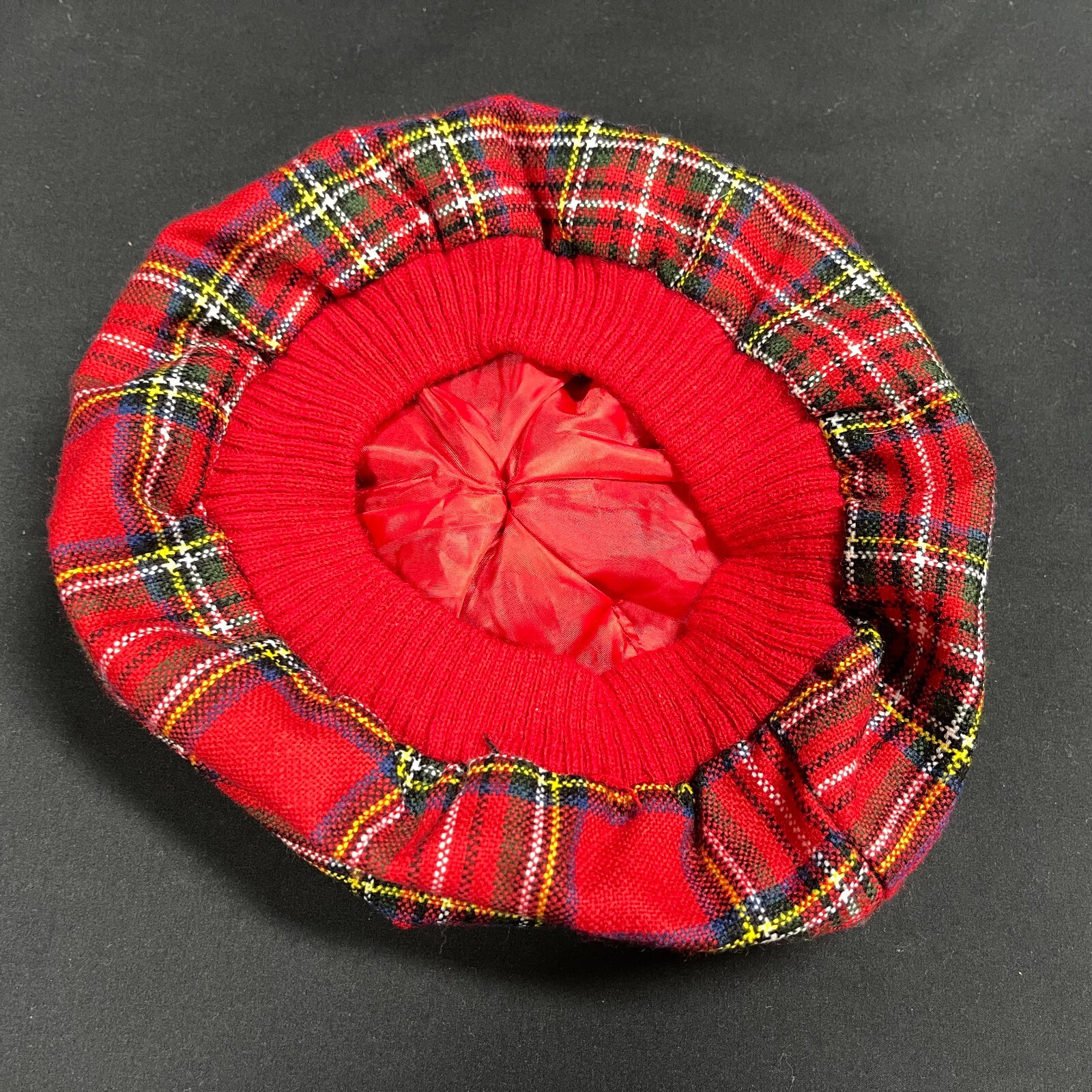 Scottish Traditional Tartanista Unisex Tartan Tam O’ Shanter Tammy Cap Red Plaid
