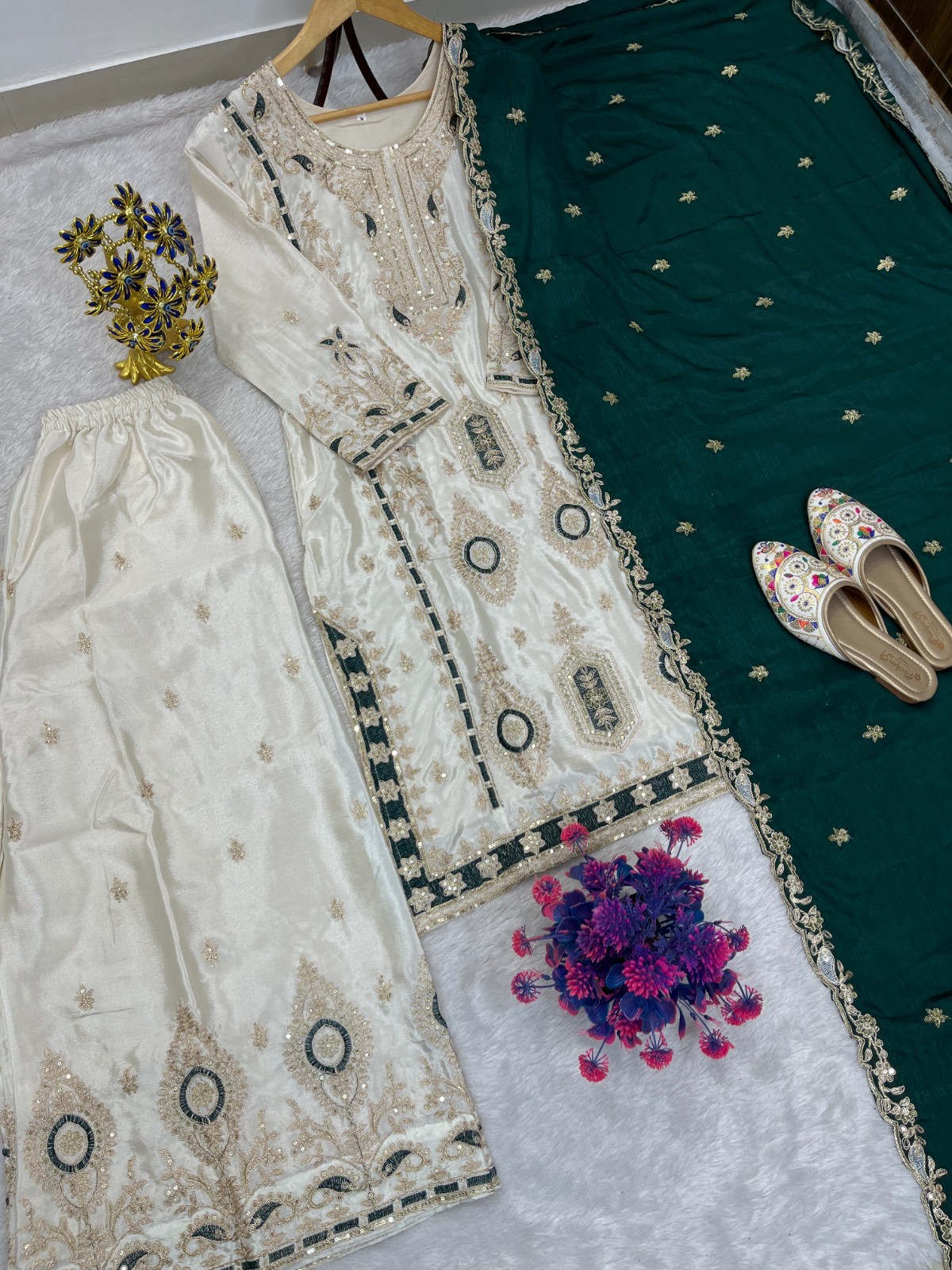 Salwar Kameez Indian Pakistani Wedding Party Dress Bollywood Palazzo Suit Wear