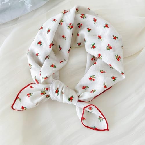 Cotton-Blend Bandana, Head Scarf, Headband, Head wrap, Hair Neck Scarf Fcs025