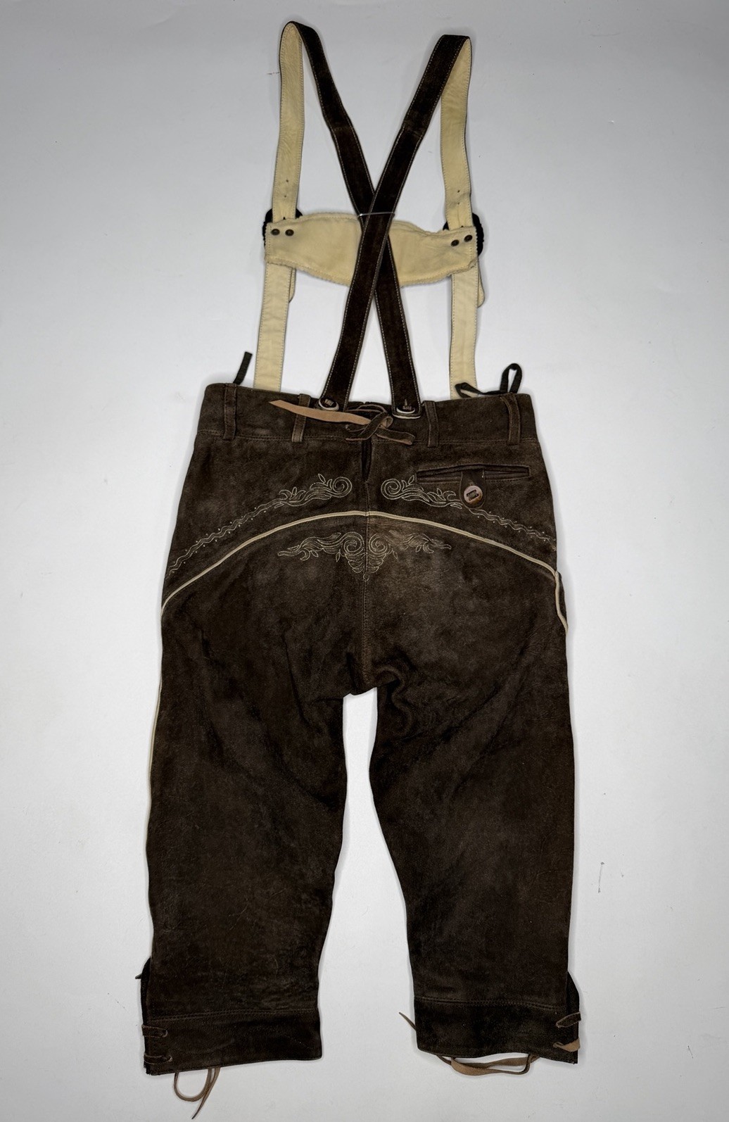 Alm Sach Leather Traditional German Trachten Lederhosen | 30