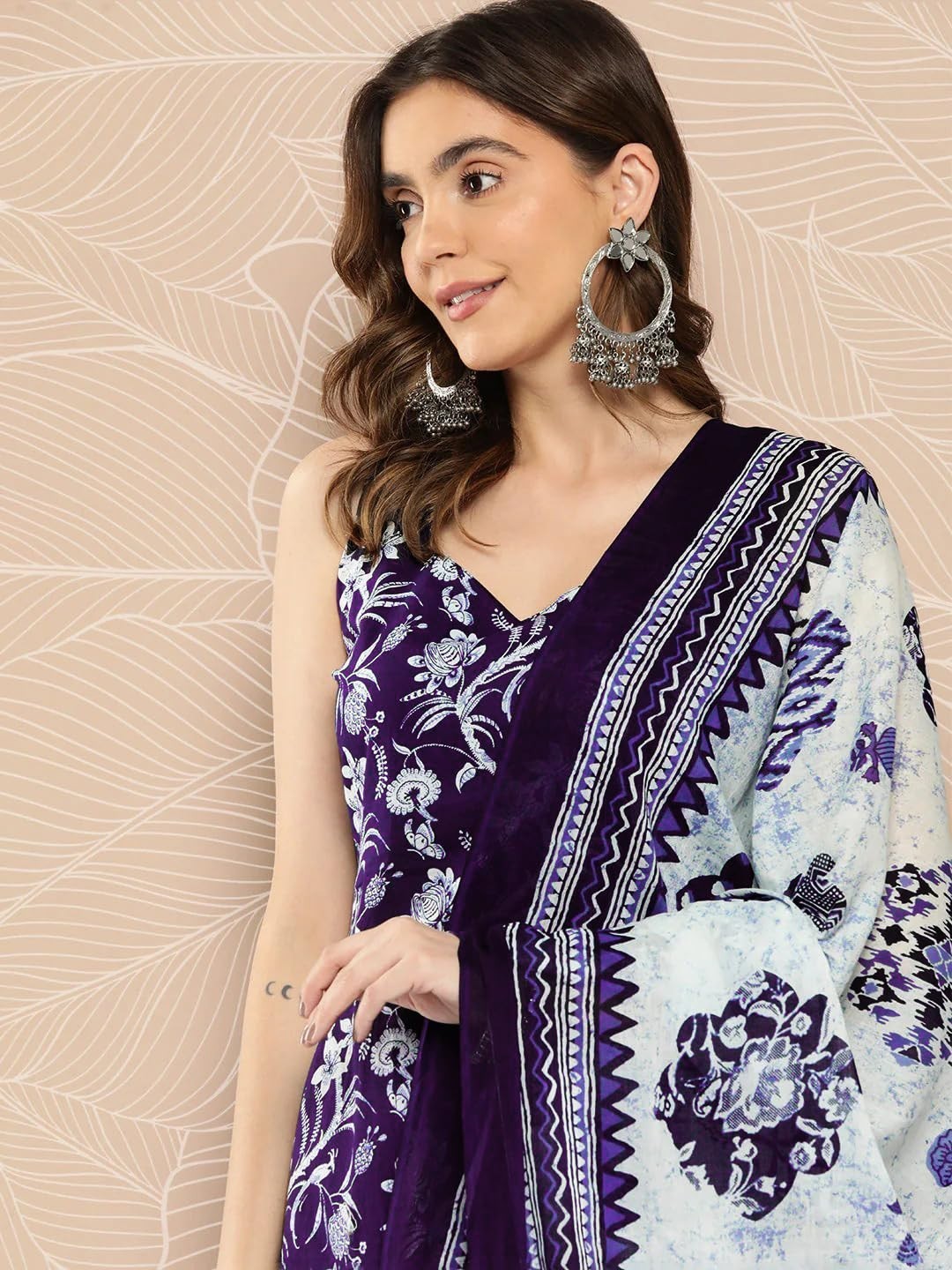 Women Rayon Blend Kurta Pant With Dupatta