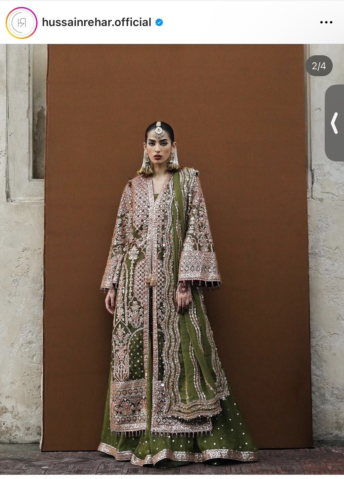 Hussain Rehar Originalpakistani designer salwar kameez branded winter collection