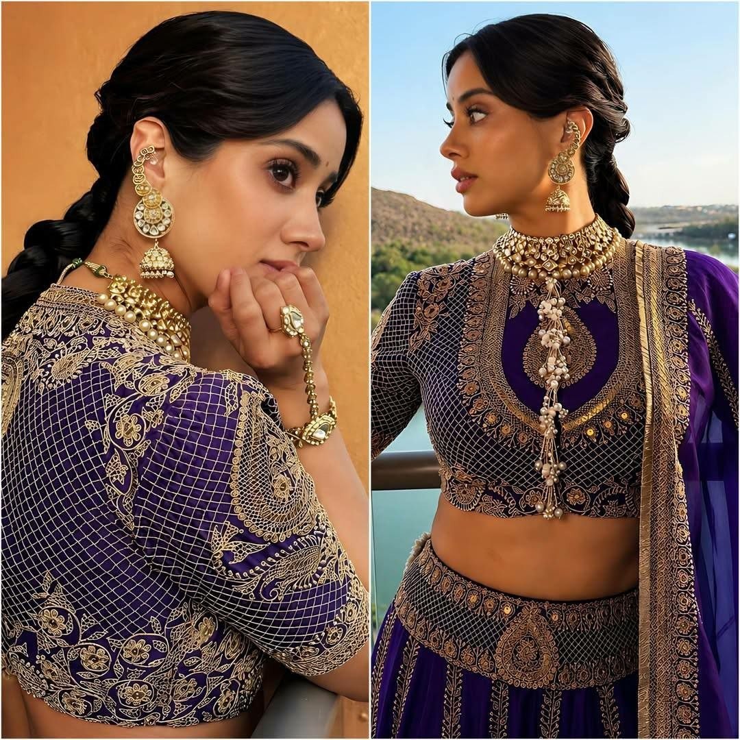 Indian Bollywood Style Lehenga Choli Heavy Embroidery Wedding Outfit