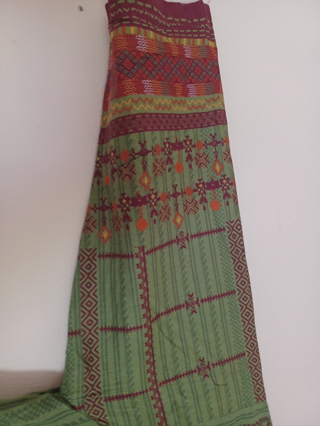 Khaadi Embroidered Stitched Shalwar Size 14 100% Cotton