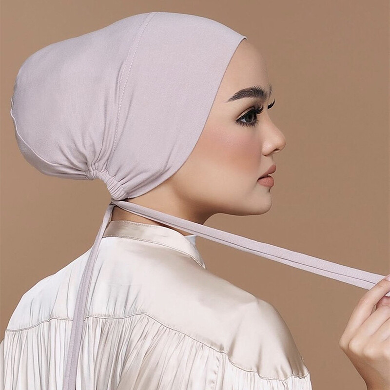 Adjustable Muslim Head Scarf Inner Hijab Caps Islamic Underscarf Ninja Scarf Hat