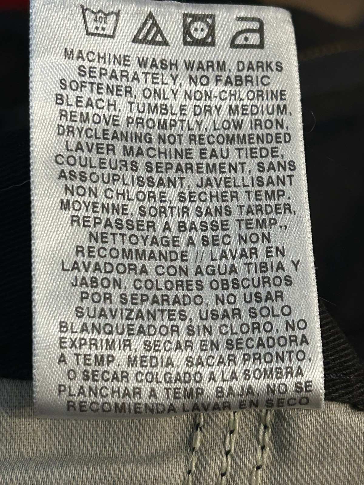 Black Pleated Men’s Pants 44 X 32