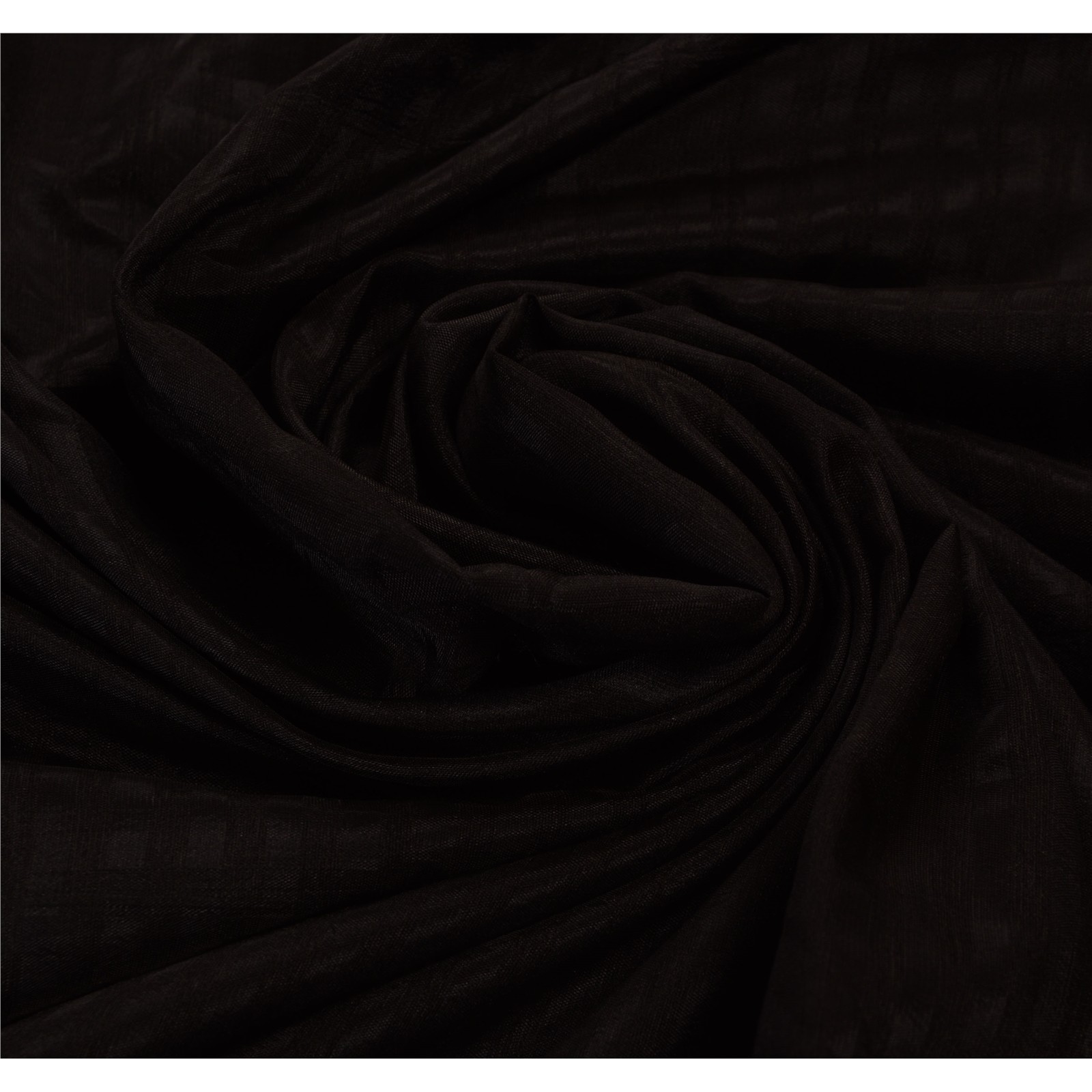 Sanskriti Vintage Indian Sarees Art Silk Embroidered Woven Fabric 5 Yard Sari