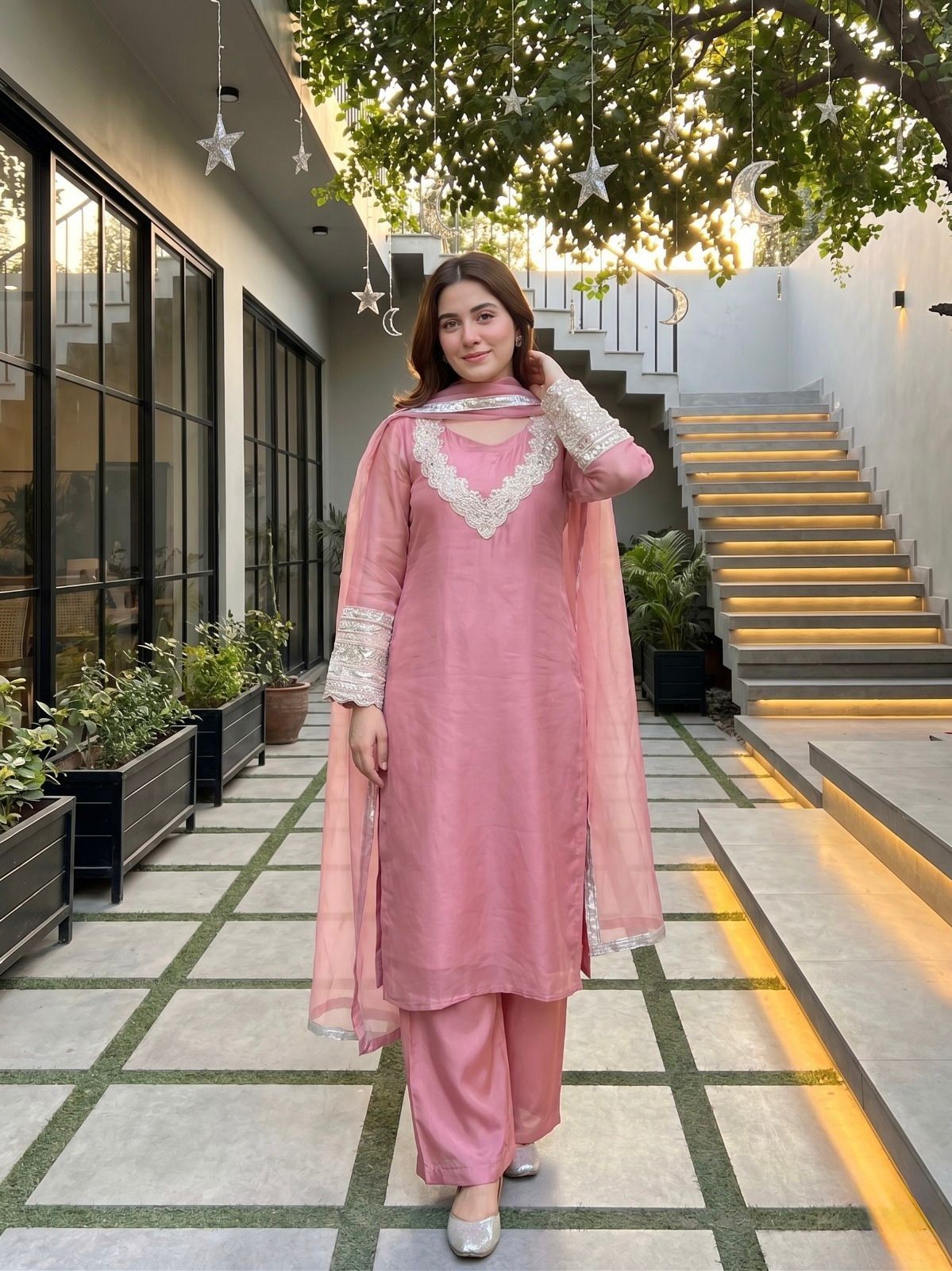 BOLLYWOOD SUIT PAKISTANI INDIAN WEDDING DHOTI KAFTAN SALWAR KAMEEZ PARTY WEAR 2