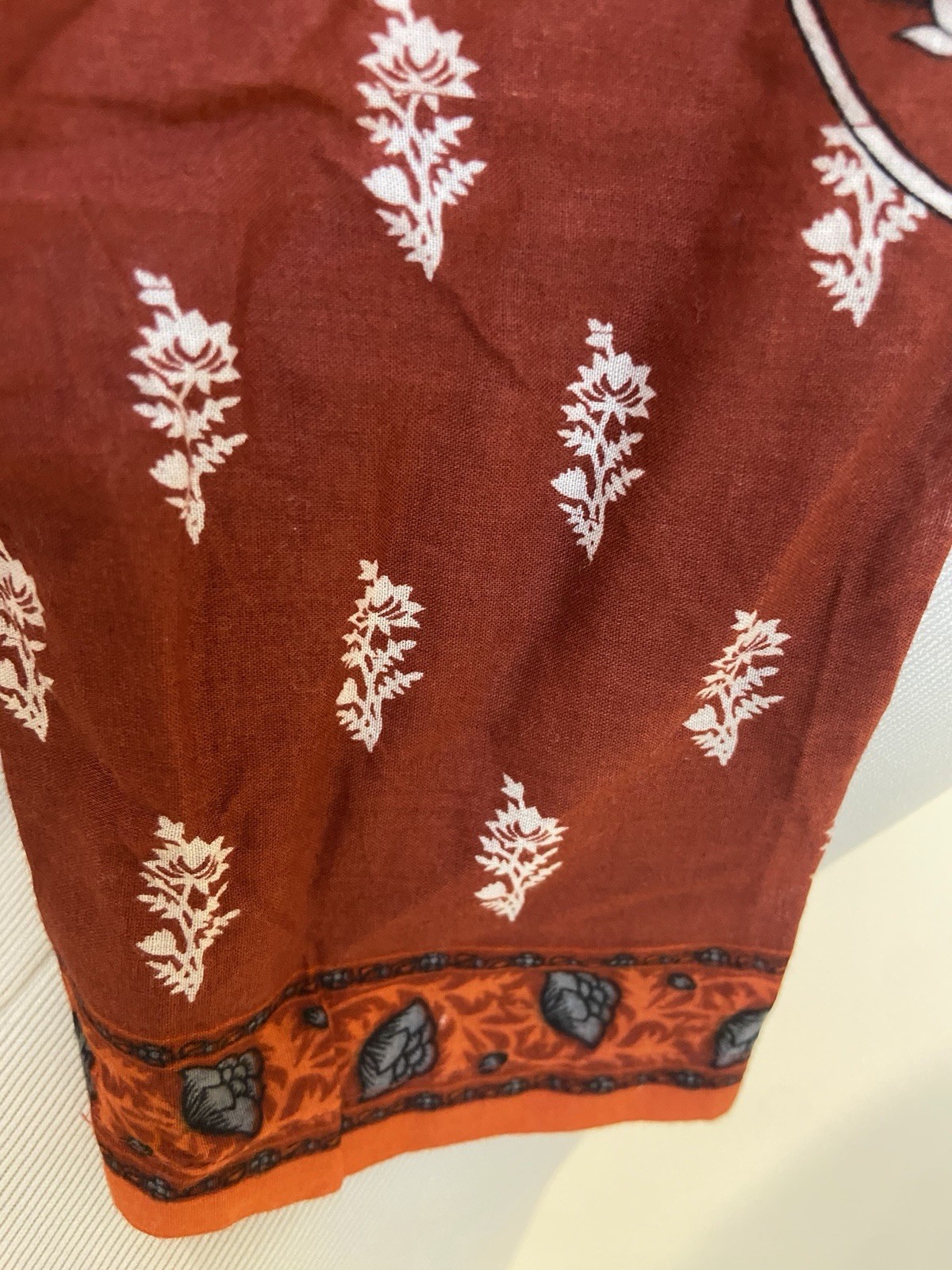 J. Girls Shalwar Kameez 3pc Cotton Set Size 5-6 Embroidered