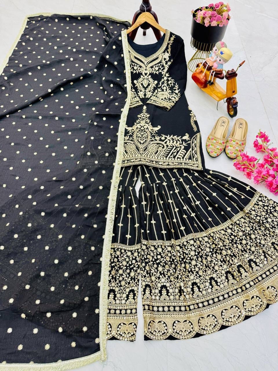 SALWAR KAMEEZ PAKISTANI INDIAN WEDDING PARTY WEAR DRESS BOLLYWOOD SUIT SHARARA
