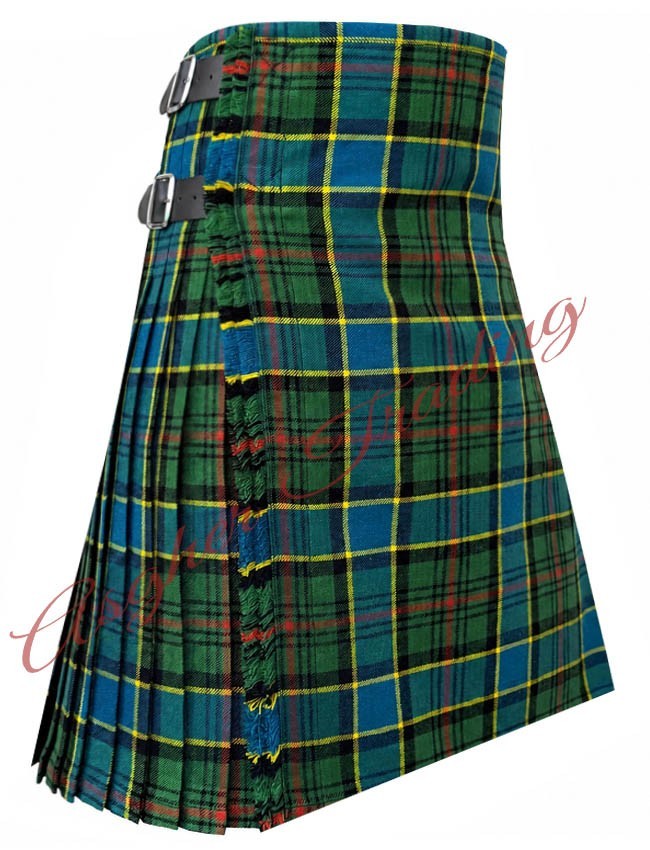 Clan Ogilvie Hunting Ancient Tartan kilt – Men’s Traditional Highland Dress Kilt